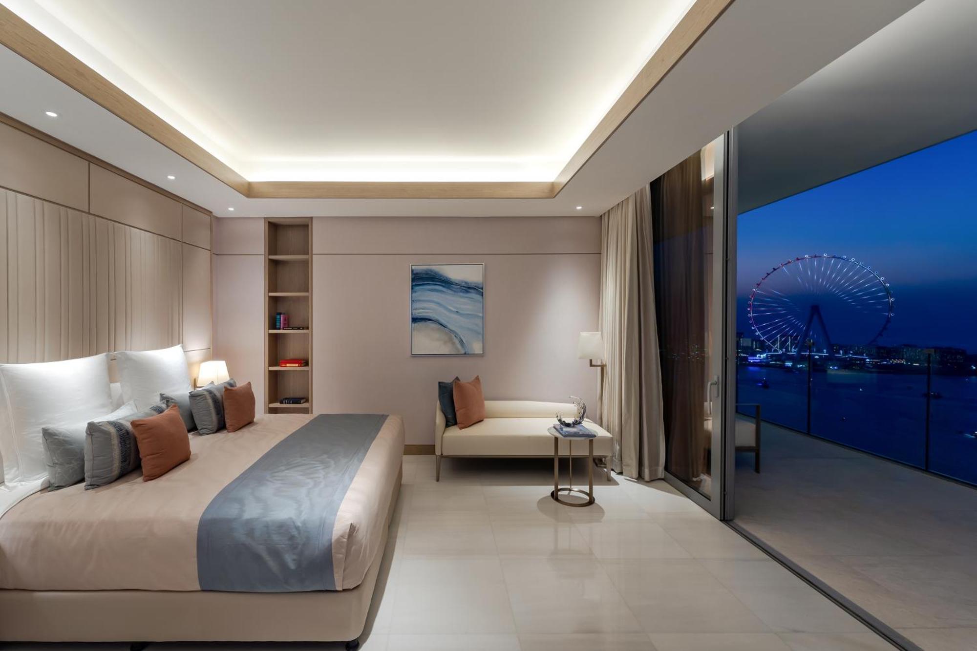 Five Luxe Dubai Exterior foto A bedroom in the hotel
